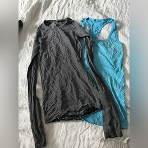 Set of 2 Lululemon running tops